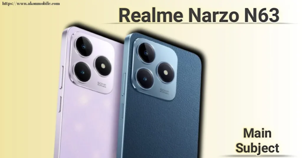 Realme Narzo N63 Price in Bangladesh And Main Subject