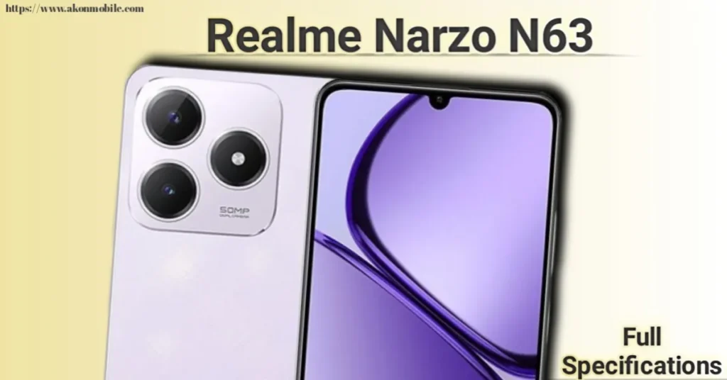 Realme Narzo N63 Price in Bangladesh and Full Specifications